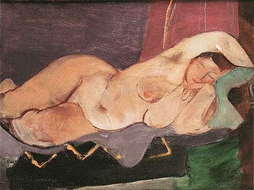 Ležící akt, 1921, Georges Kars
