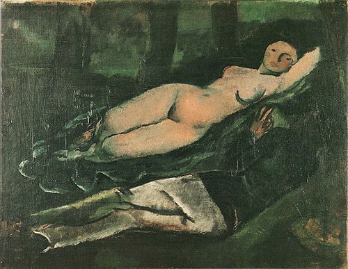 V přírodě - Milenci, 1921, Georges Kars