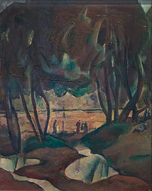 Bäume an der Küste – Landschaft I, 1921, Georges Kars