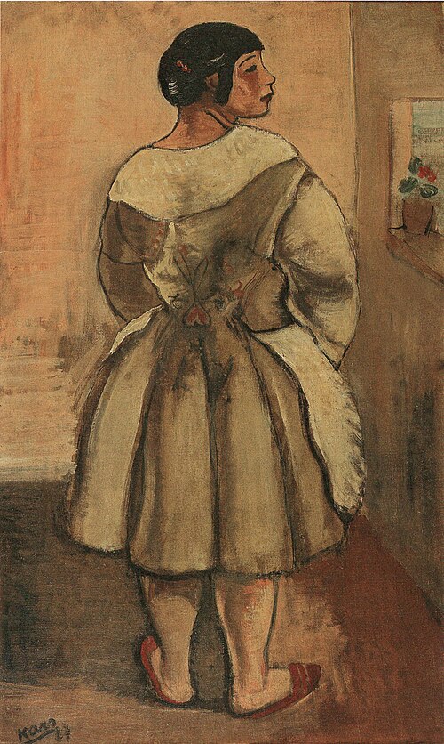 Dívka v kožichu, 1923, Georges Kars