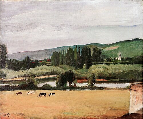 Krajina u Kralup, 1925, Georges Kars