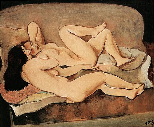 Modelky v ateliéru, 1926, Georges Kars