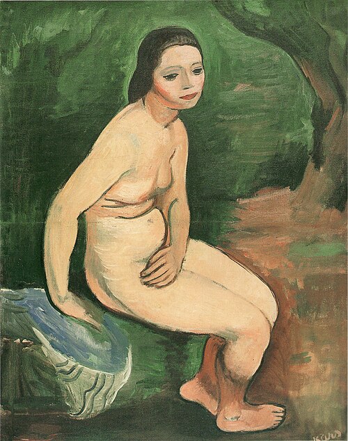 Sedící akt, 1926, Georges Kars