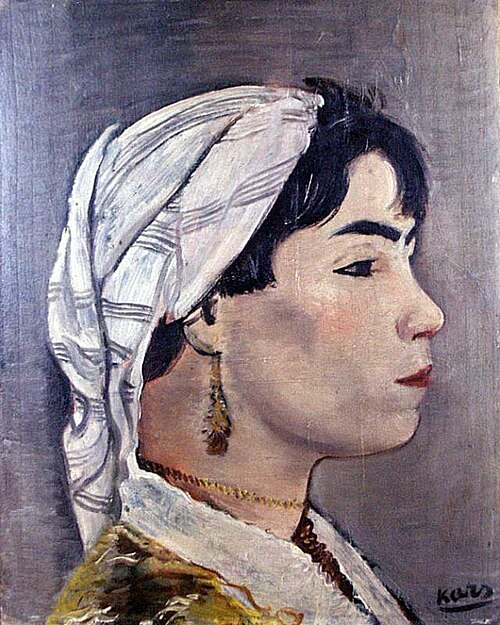 Hlava dívky, 1930, Georges Kars