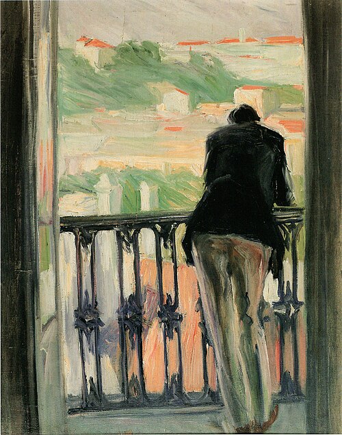 Muž na balkóně, 1907, Georges Kars
