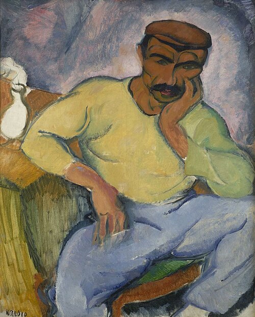 Sitting Man, 1910, Georges Kars