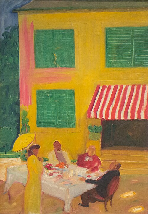 Mittagessen vor dem Haus I, 1908, Georges Kars