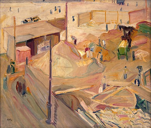 Staveniště, 1908, Georges Kars