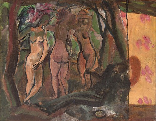 Drei weibliche Akte – Urteil des Paris, 1919, Georges Kars