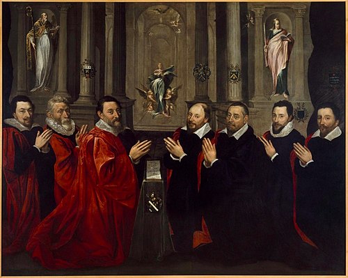 Le prévôt des marchands et le bureau de la Ville de Paris, en 1611, 1611, Georges Lallemant