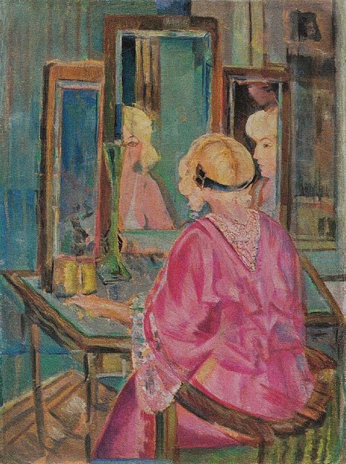 In front of the mirror, 1928, Georgy Yakulov