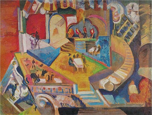 Cafeshantan (Cabaret), 1912, Georgy Yakulov