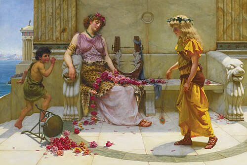 A playful parry, 1895, James Doyle Penrose