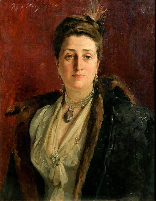 Louisa (1843–1920), Dowager Viscountess Wolseley, 1884, Julian Russell Story