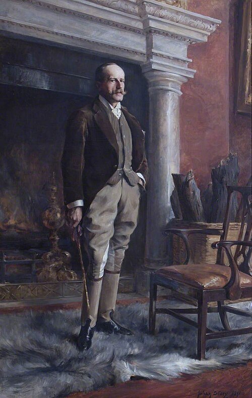 George William Henry Vernon, 7th Baron Vernon (1854-1898), 1891, Julian Russell Story