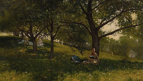 In The Orchard, , Walter Launt Palmer