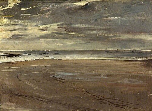 The Sands, Southport, Merseyside, 1884, Sarah Paxton Ball Dodson