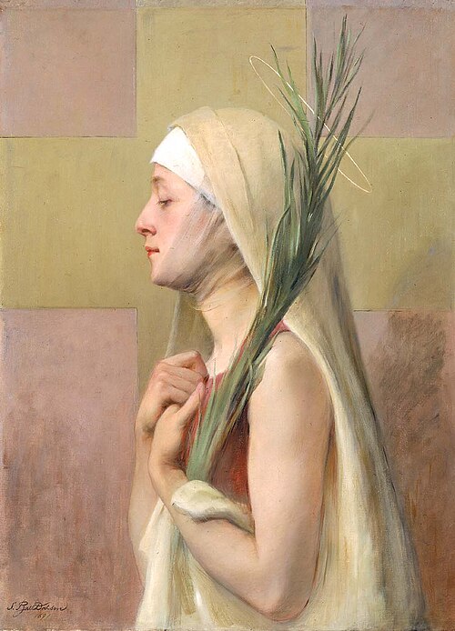 Une Martyre (Saint Thechla), 1891, Sarah Paxton Ball Dodson