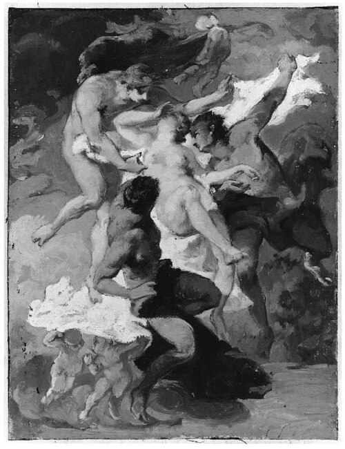 Psyche Carried Away by the Zephyrs, 1883, Sarah Paxton Ball Dodson