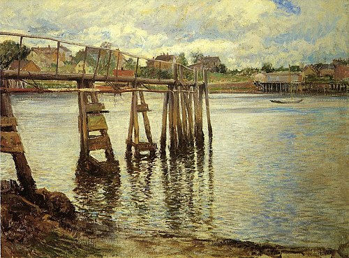 Jetty at Low Tide aka The Water Pier, , Joseph DeCamp