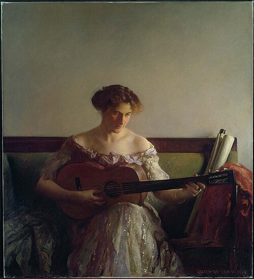 The Guitar Player, 1908, Joseph DeCamp