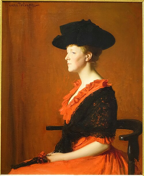 Carnation and Black, 1892, Joseph DeCamp