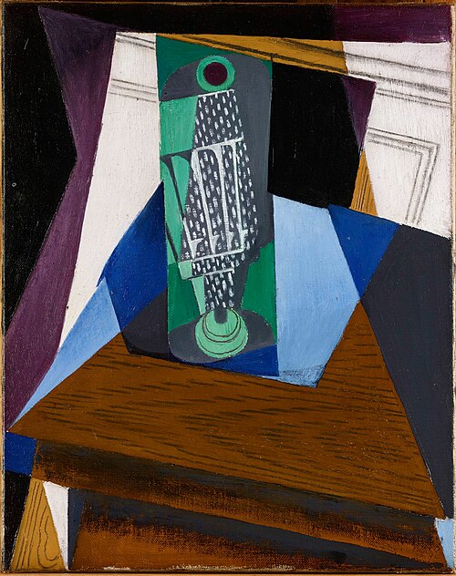 Verre sur une table, 1916, Juan Gris