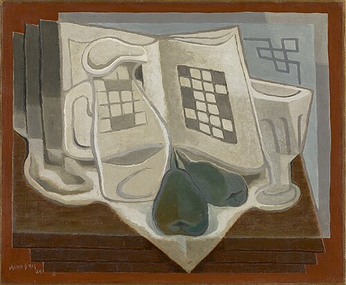 Les Mots croisés, 1925, Juan Gris