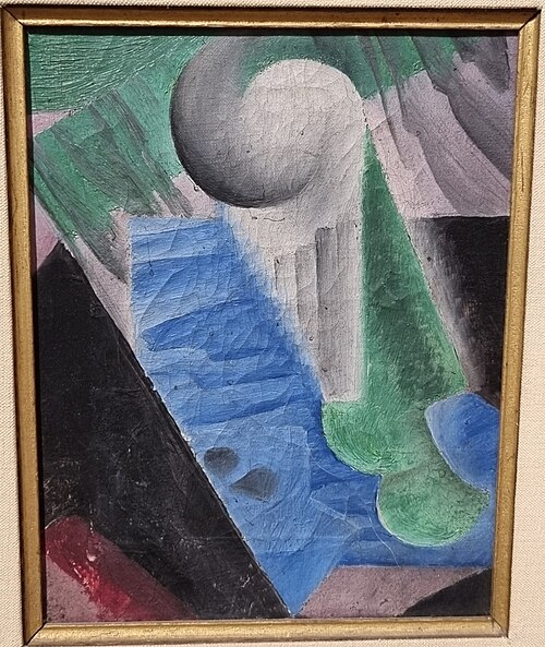 Verre de bière et carte à jouer, 1912, Juan Gris
