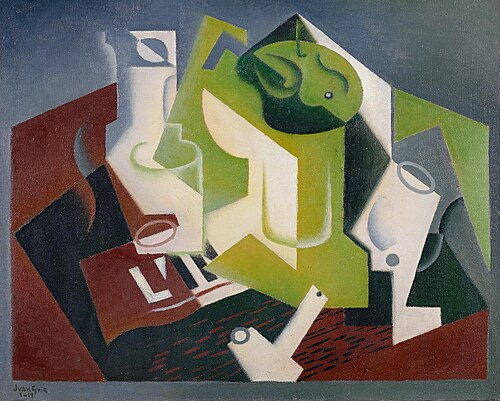 Compotier et Pipe, 1919, Juan Gris