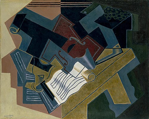 La Viole, 1920, Juan Gris