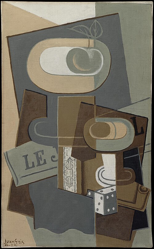 The Dice, 1922, Juan Gris