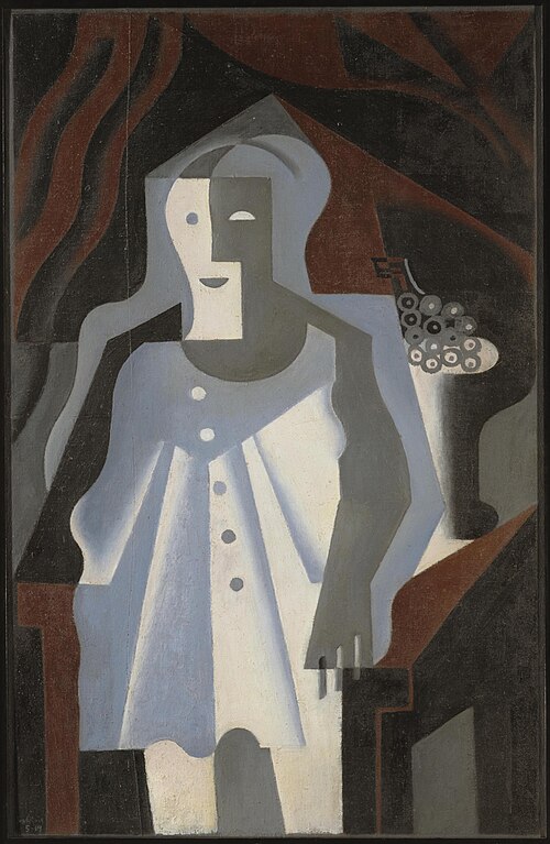 Pierrot à la grappe, 1919, Juan Gris