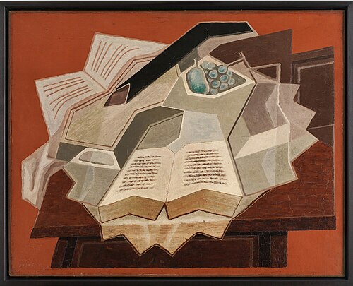 Le livre ouvert, 1925, Juan Gris