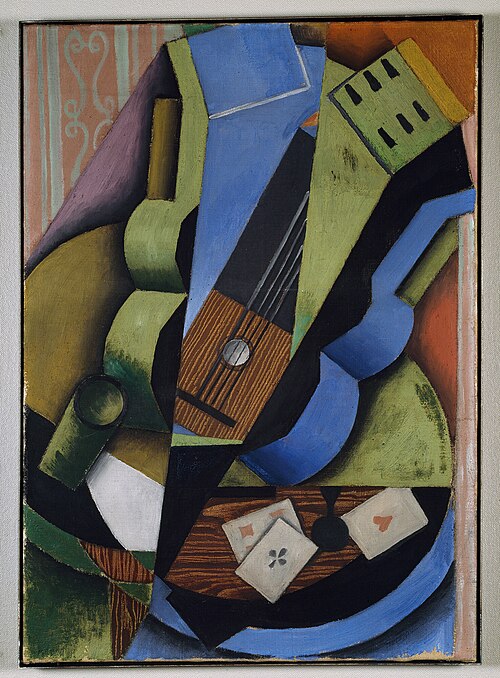 Les trois cartes, 1913, Juan Gris