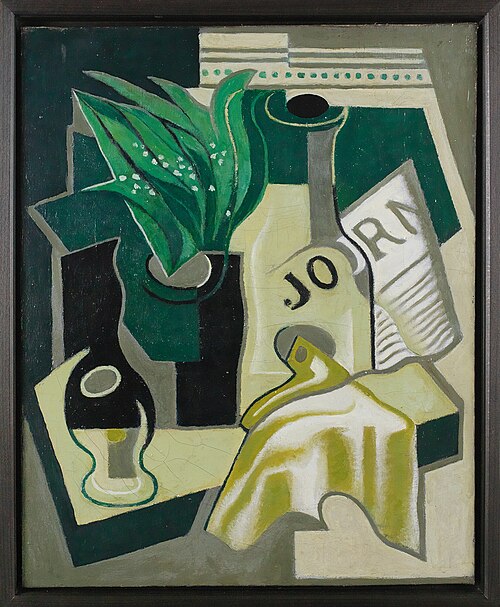 Le vase de muguets, 1920, Juan Gris