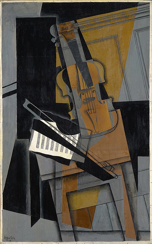 Le Violon, 1916, Juan Gris