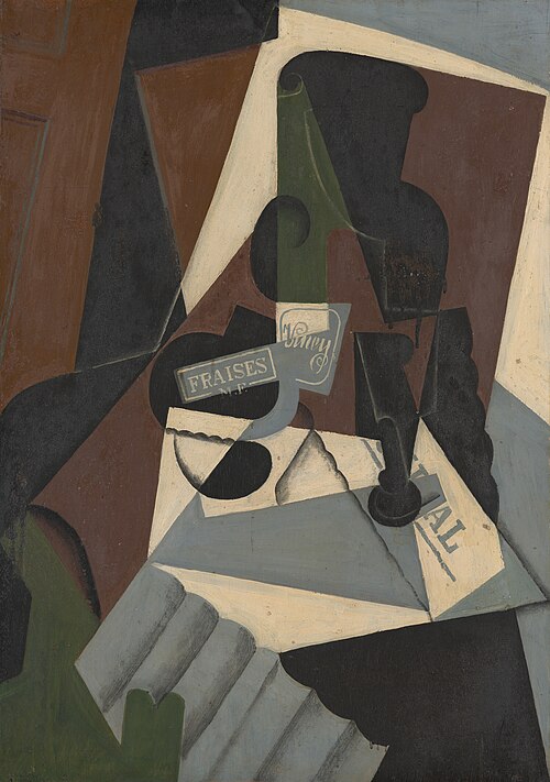 The Pot of Strawberry Jam, 1917, Juan Gris