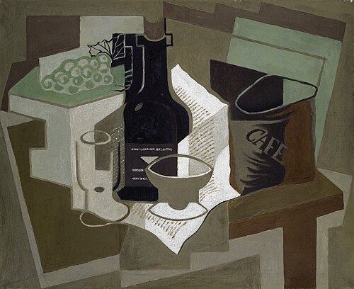 The Bag of Coffee, 1920, Juan Gris