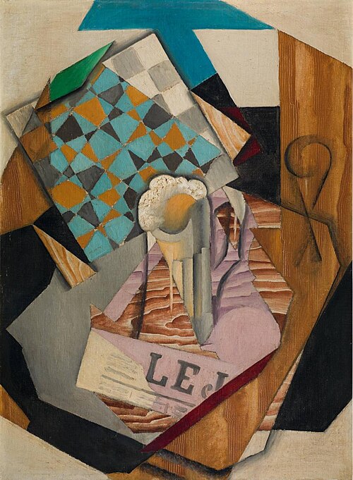 La Chope, 1913, Juan Gris