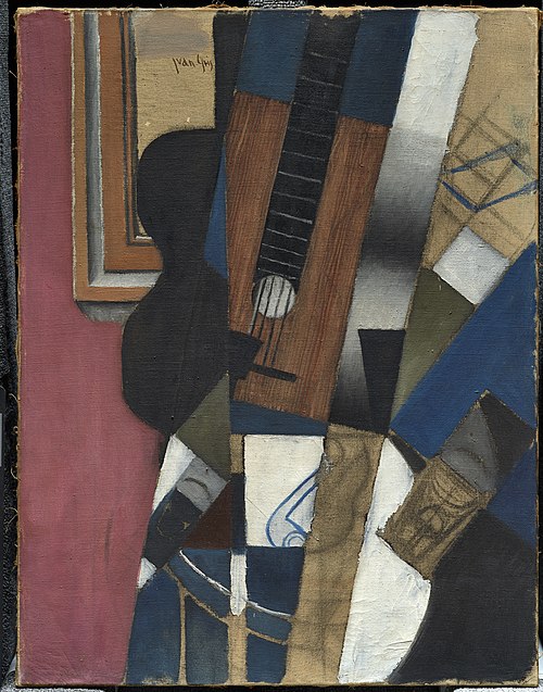 Guitare et tuyaux, 1913, Juan Gris