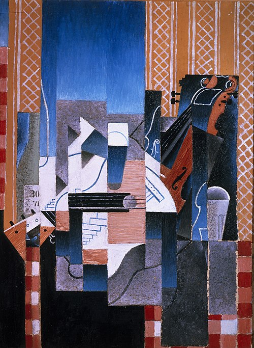 Violon et guitare, 1913, Juan Gris