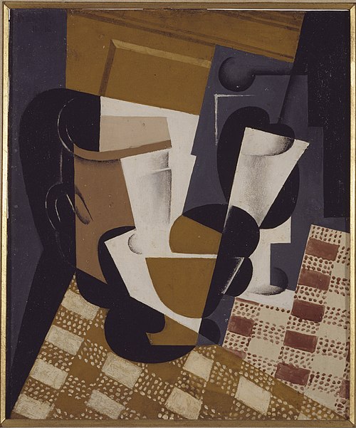 Broc et verre, 1916, Juan Gris