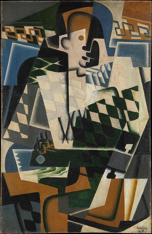 Harlequin with a Guitar, 1917, Juan Gris