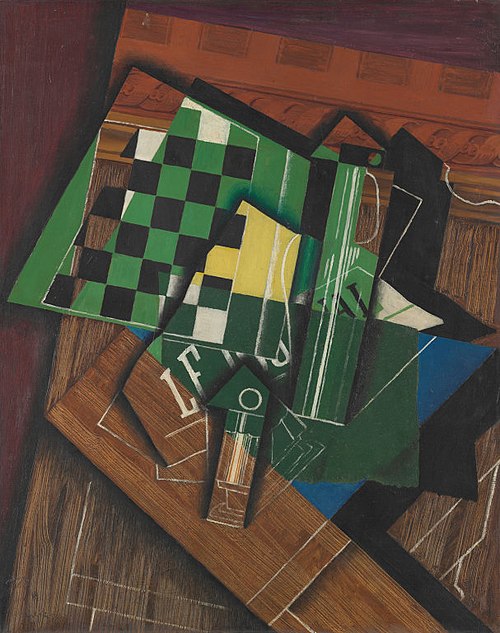 The Checkerboard, 1915, Juan Gris