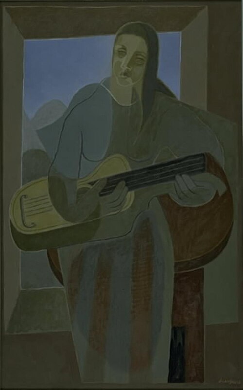 The Guitar Player, 1926, Juan Gris