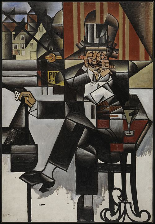 Man in a Café, 1912, Juan Gris
