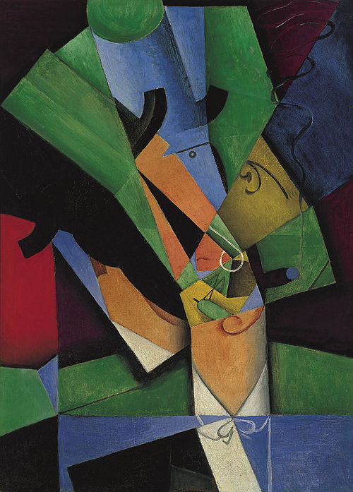The Smoker (Frank Haviland), 1913, Juan Gris