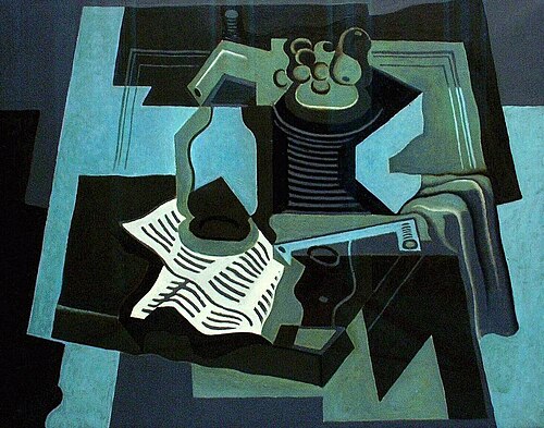 Siphon et compotier, 1920, Juan Gris
