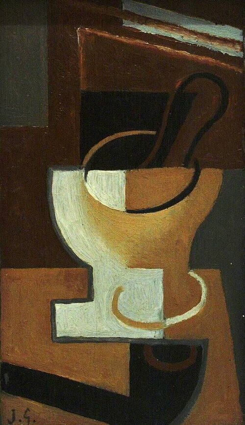 Pipe, Bowl and Spoon, 1920, Juan Gris